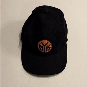 New York Knicks Black and Orange Cap